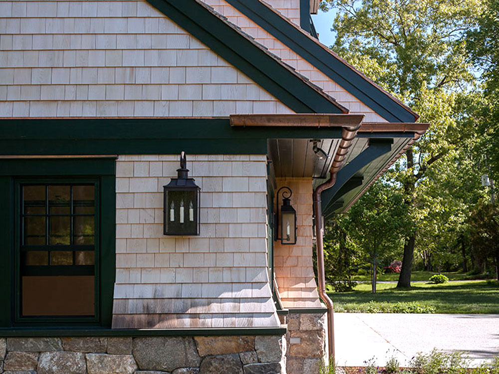 Details of eaves on new home