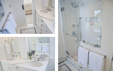Bathroom renovation in Winchester MA